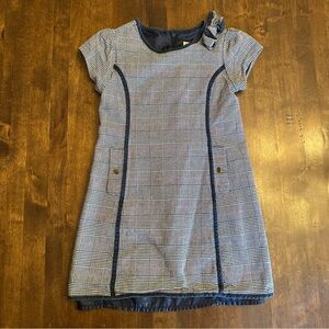 Hope & Henry Girls Size 6 Dress Plad Preppy School Party Birthday Church